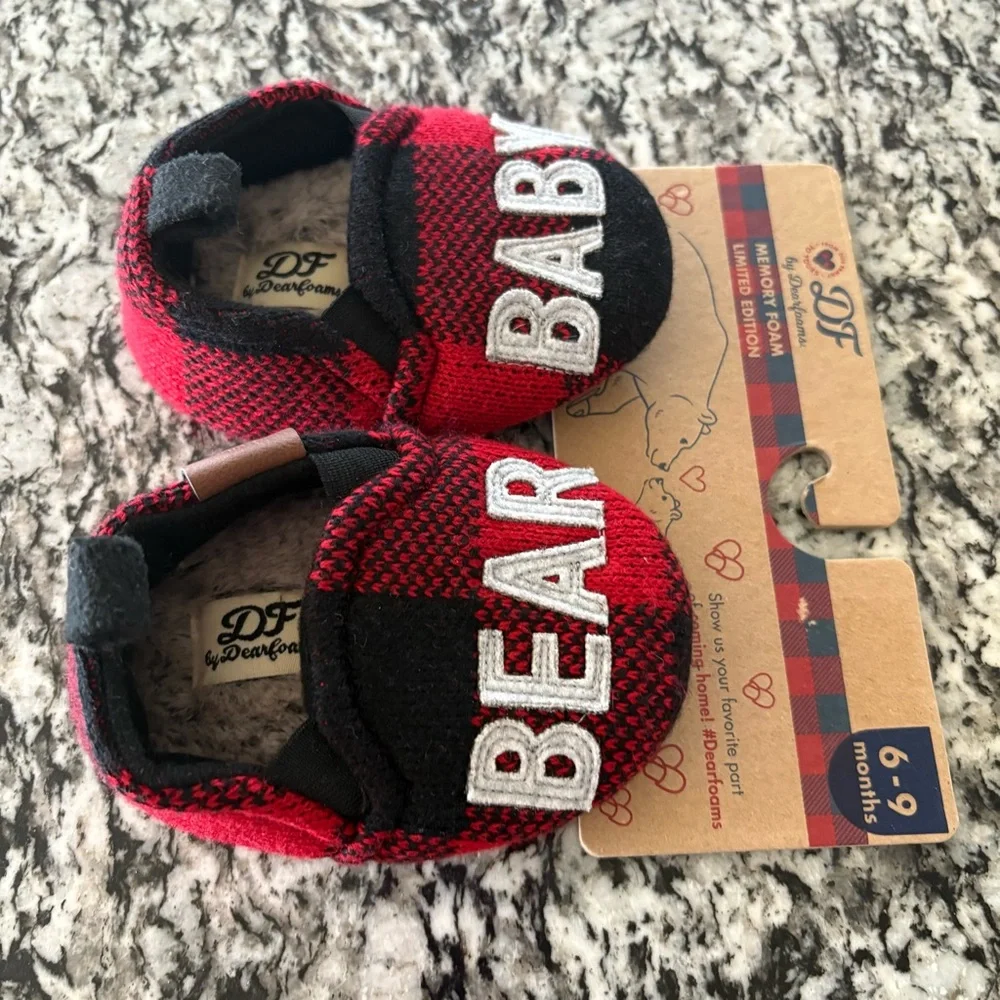 DF Dearfoam Limited Edition Baby Bear Slippers 6-9 Month